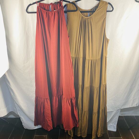 Banana Republic Dresses & Skirts - Lot of 2 Banana Republic Tiered Maxi Dresses XXL NWT